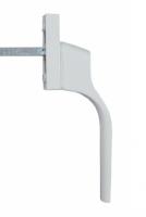 Ручка оконная узкая штифт 35мм, белая