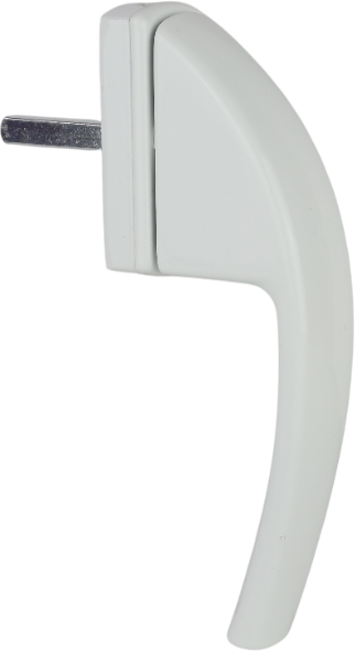 Ручка оконная DORF SWING (аналог ROTO SWING) алюминиевая без ключа, 8-ми позиционная, 37 штифт, Белая