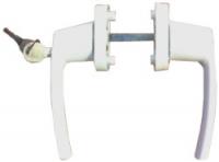 Ручка оконная двусторонняя с замком