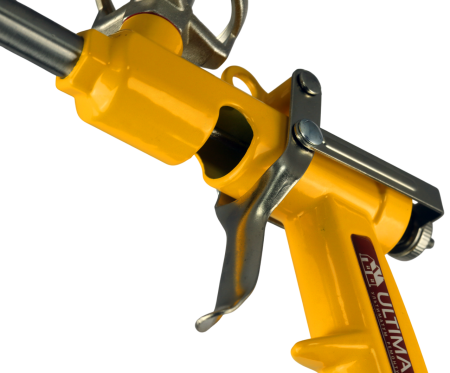 Пистолет ULTIMA Stout для монтажной пены, цельнометаллический с регулятором подачи