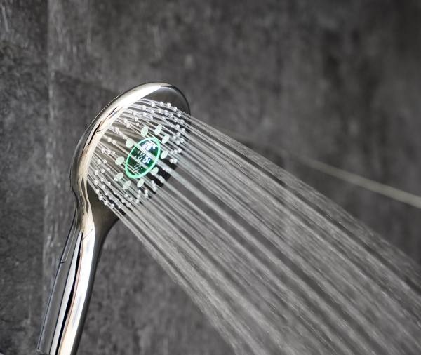 Лейка для душа светодиодная, круглая с дисплеем OLIVE'S D170LED