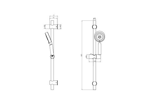 Душевой гарнитур  BD04
