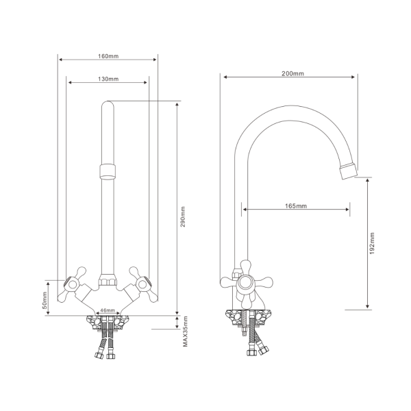 Смеситель для кухни ANARI, AN19431