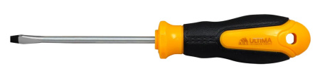 Отвертка Ultima "кожаная рукоятка", sl5x100 мм, намагничены